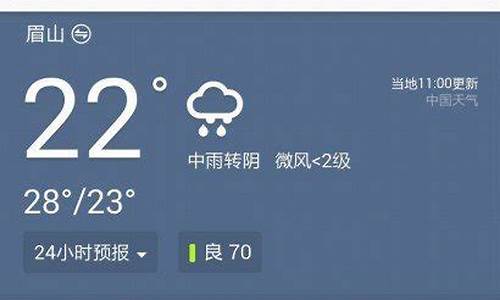 眉山天气预报查询一周7天_眉山天气预报查