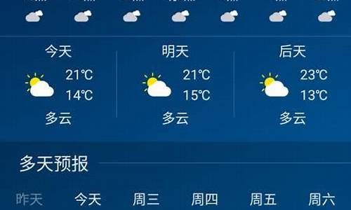 本地今天天气_本市天气预报今天