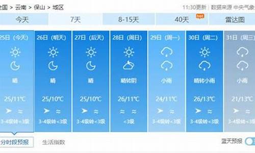 云南15日天气预报_云南15日天气预报